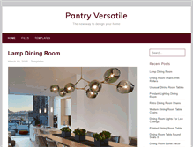 Tablet Screenshot of cleanoutthepantry.org